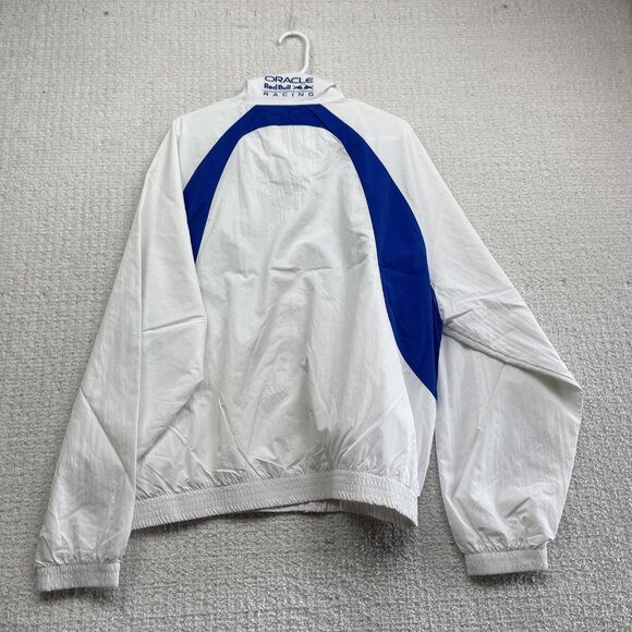 Hollister x Oracle Red Bull Racing Track Jacket Men’s XL White / Blue Graphic - Picture 9 of 10